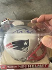Tom Brady Signed New England Patriots Mini Helmet
