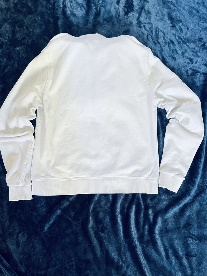  Auténtica sudadera/sudadera Aubree 2019 Burberry blanca talla PEQUEÑA usada  Foto 2 de 4