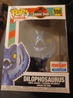 Funko Pop! Jurassic Park 550 Dilophosaurus Meijer exclusive blue new Wow Look