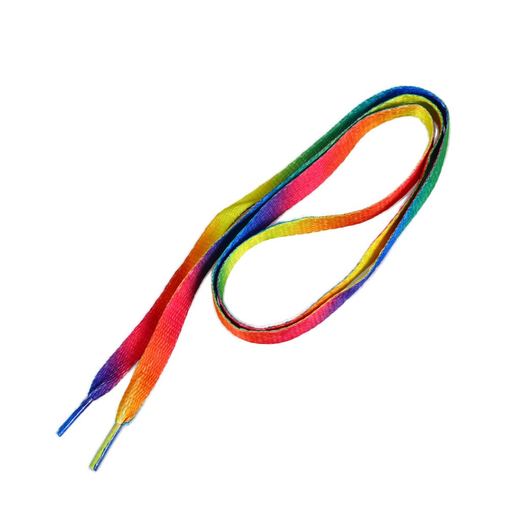 APL 10 paia lacci sfumati scarpe piatte spesse bambino fantasia cravatta tinta