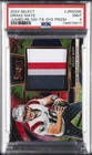 2024 PANINI SELECT JUMBO ROOKIE SWATCH TIE-DYE PRIZM DRAKE MAYE RC 22/25 PSA 9