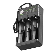 Universal 3 Slot USB Charger Smart Lithium Battery Charging Hub Dock Station N