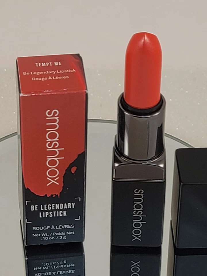 Smashbox Be Legendary Lipstick TEMPT ME 0.10 oz Full Size RARE New In Box - Image 2 of 4