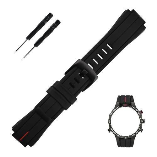 Wholesale Quality Rubber Watch Wristband T027.417.17.201.02_K0041117 main image 1