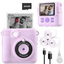 Instant Print Camera for Kids, Christmas Birthday Gifts for Girls Boys Age 3-...