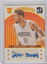 2014-15 Donruss Rookie Autographs DEVYN MARBLE RC Auto Magic/Iowa /199