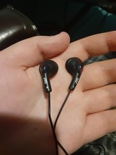 Tangle-Resistant Wired Earbuds   Soft Rubber Headphones, 8 Color Options NEW