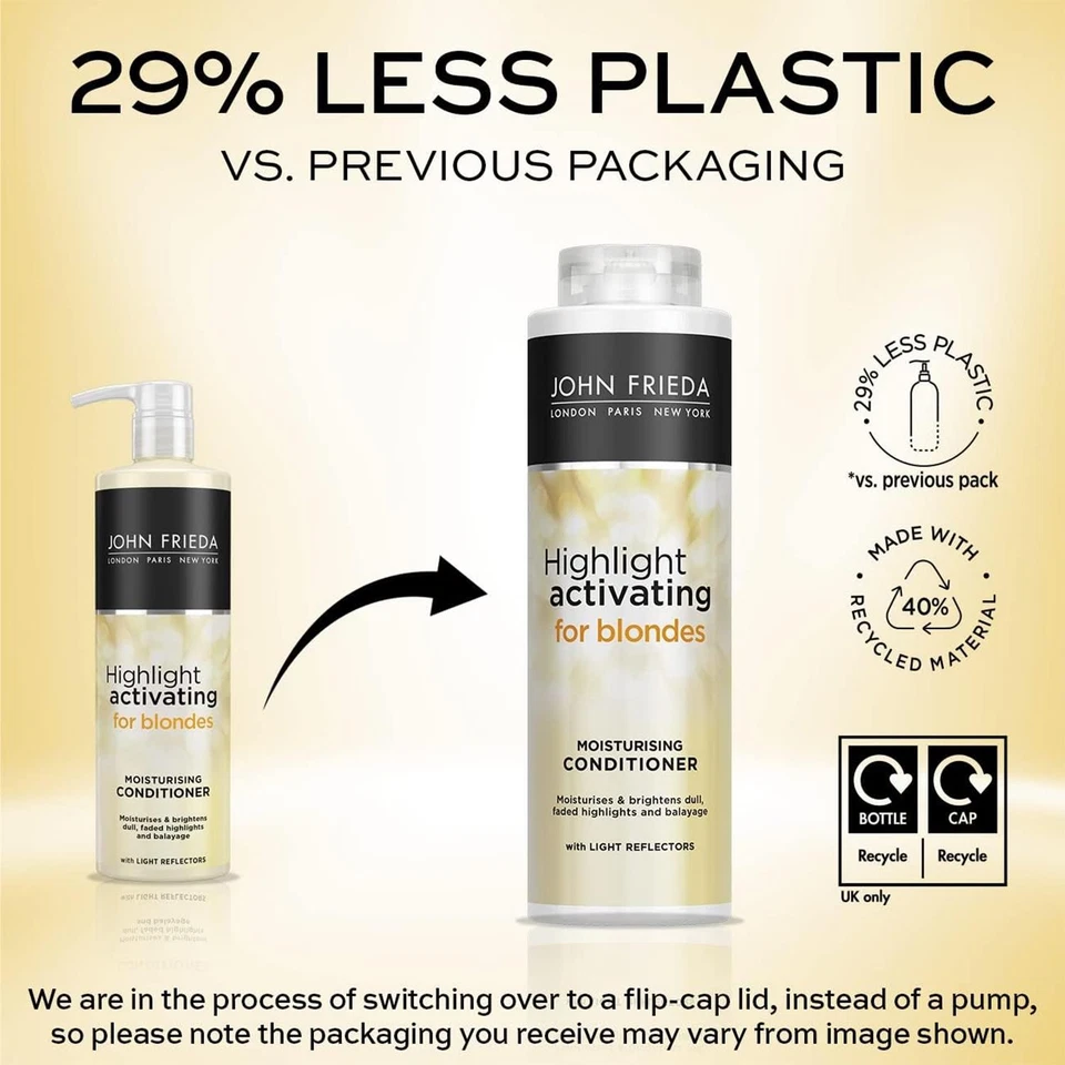 John Frieda Sheer Blonde Highlight Activating Shampoo & Conditioner New Duo Pack - Image 3 of 4