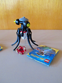 2 Lego Atlantis 3004 Octopus Figures w/Instructions