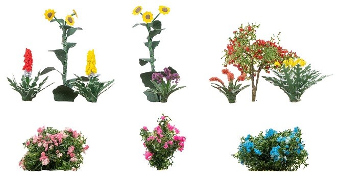 Faller 181289 - 1/87 / H0 Flowers In The Front Garden - New