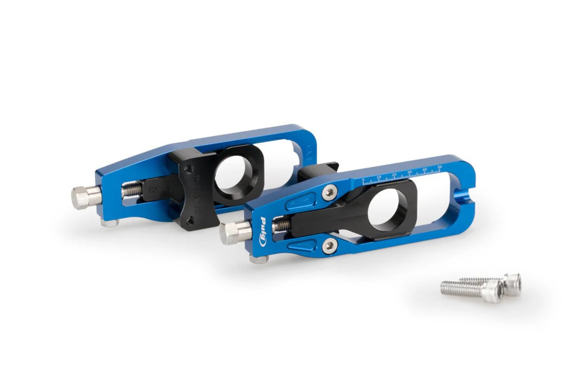 Puig Aluminium Chain Tensioner | Blue | Kawasaki Ninja ZX-6R 2013>2017