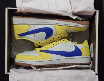 2023 Nike Jordan 1 Retro Low OG SP x Travis Scott Canary DZ4137 700 Sz 8.5W/7M