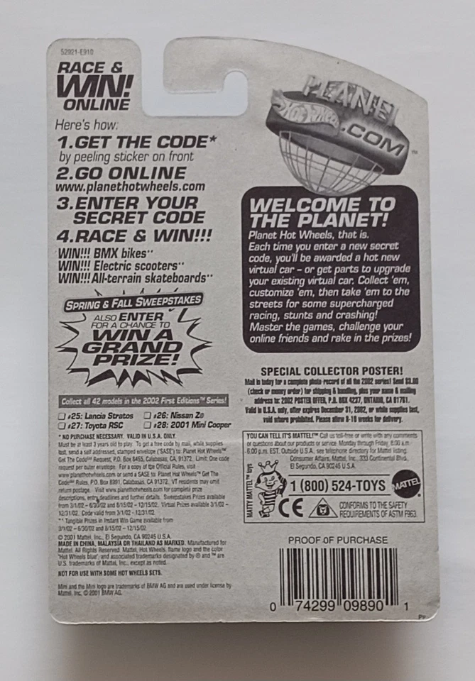 Lot of 7 2000-20 Hot Wheels & Matchbox Mini Cooper with Wheel Variations  - Image 3 of 4