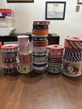 Lot Of 30 Spools Of Craft Ribbon