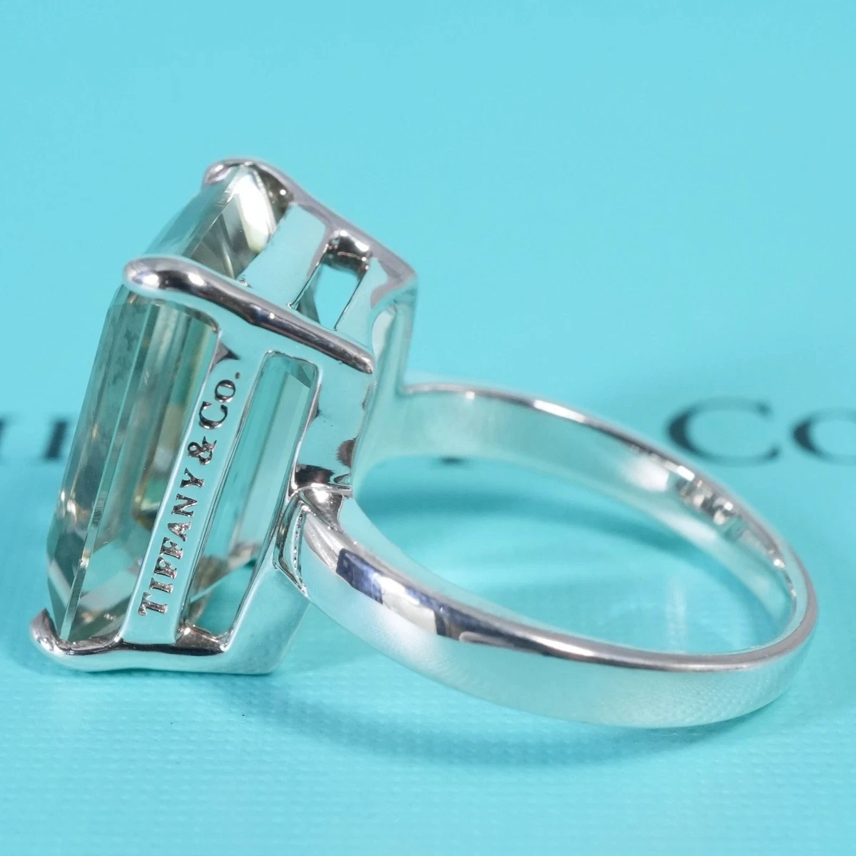 Tiffany & Co. Green Ring Gemstone Fine Rings for sale | eBay