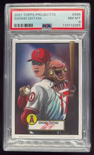 2021 Topps Project70 #566 Shohei Ohtani PSA 8