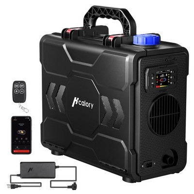 Hcalory TB2S Diesel Heater 8KW 12V 24V 110V Bluetooth Night Heater RV Camper