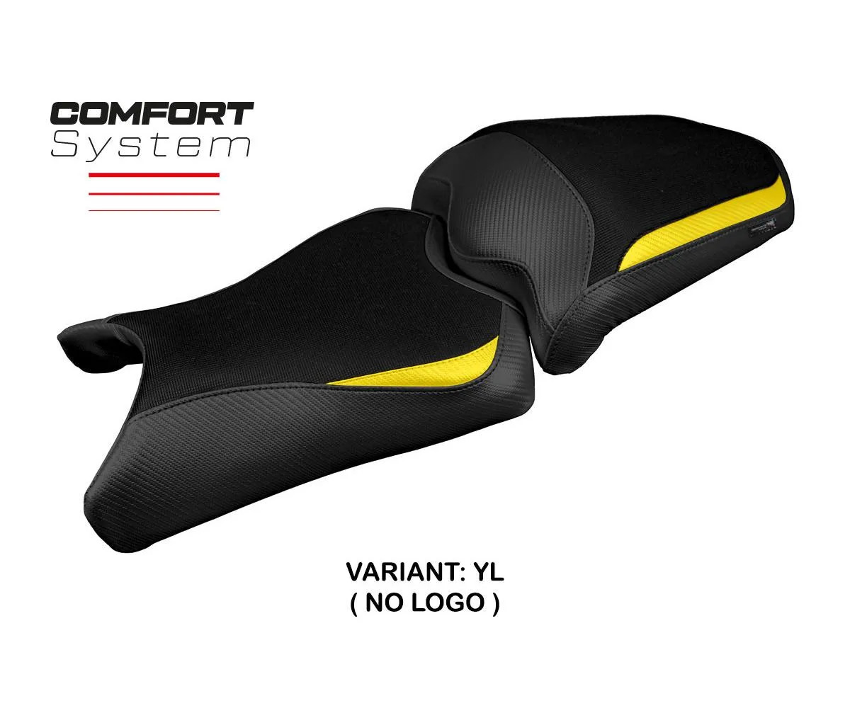 Seat cover Dalia Comfort Sys Yellow YL Tpz compatible YAMAHA FZ6R 2009 2017