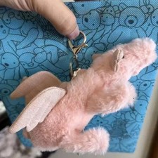 Jellycat Pink Dragon Plush Keychain Bag Charm - Cute Collectible Gift New Tags