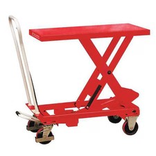 Dayton 33W287 Scissor Lift Table, 1760 Lb. Cap, 20-1/2"W, 39-1/2"L