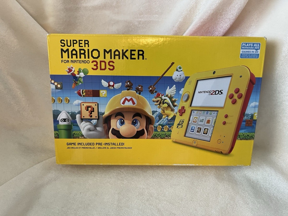Nintendo 2DS Super Mario Maker for Nintendo 3DS Bundle - Yellow