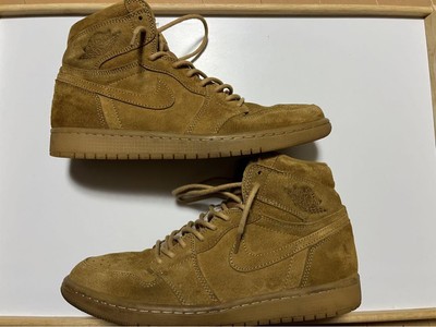 NIKE AIR JORDAN 1 RETRO HIGH OG WHEAT Sneakers 28cm | eBay