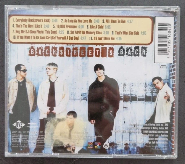 CD - Backstreet Boys - Backstreet's Back - 1997💥 11 Songs - Heft mit Lyrics💥 - Bild 3 von 4