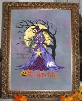Complete Xstitch Materials gothic Halloween Rl44 By Passione Ricamo Complete Xstitch Materials gothic Halloween Rl44 By Passione Ricamo