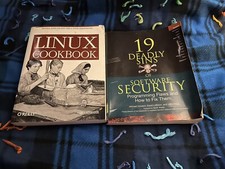 Linux Cookbook And 19 Deadly Sins IT Bundle Used 2 Books