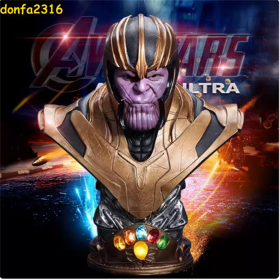IN STOCK The Thanos Bust Statue Painted Model Resin Figure Toy 15in Collectible