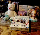 Mix Lot Of 8 Monopoly Disney Frozen 2 Board Game New/Plush Teddy  & 2 Books — photo 2