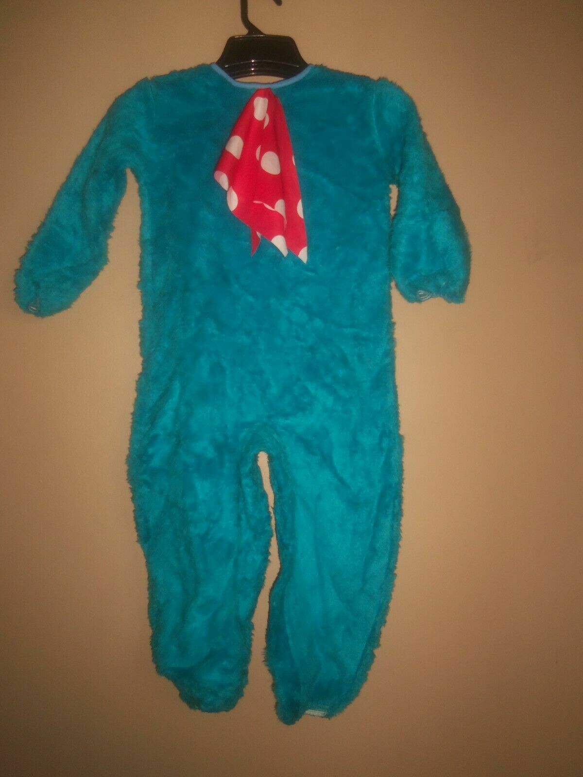 SESAME STREET COOKIE MONSTER BLUE JUMPSUIT COSTUME HA… Gem