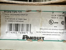 Panduit RGS134-1Y Rack Grounding Strip 45RU