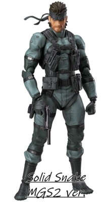 figma　L GEAR SOLIDスネーク （箱なし） figma METAL GEAR SOLID 2: SONS OF LIBERTY action figure Solid