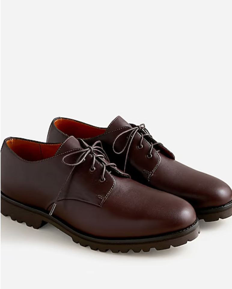 NWT J.Crew Camden Leather Bluchers Dress Shoes Camden Leather Bluchers For Men | J.Crew main image 2