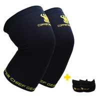 Copper Knee Sleeves (1 Pair) With Free Patella Knee Braces (1 Pair) - Guarant... on sale Copper Knee Sleeves (1 Pair) With Free Patella Knee Braces (1 Pair) - Guarant... on sale