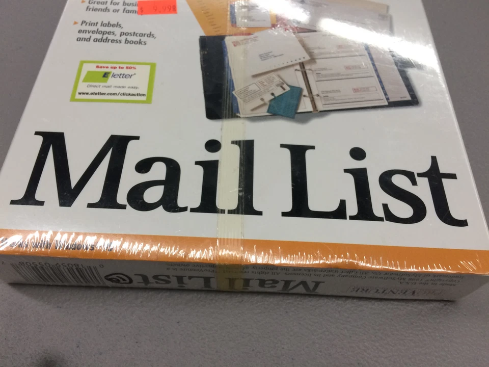 ProVenture Mail List - CD-ROM Windows 95 NiB New MySoftware Company 1998 - Image 4 of 4