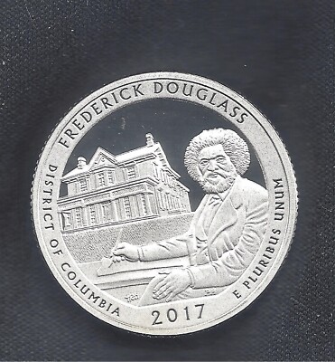 2017 S Silver Proof FREDERICK DOUGLASS ATB Quarter - Silver