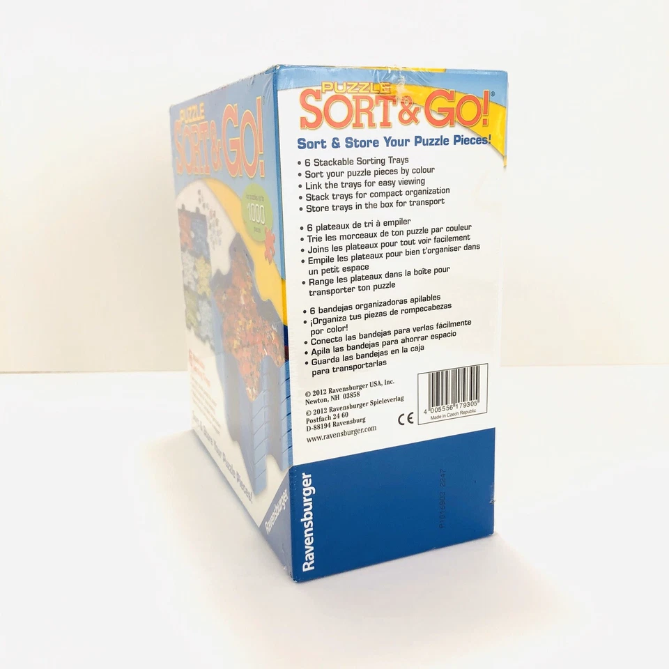 Quebra-cabeça Ravensburger Sort & Go! 6 bandejas empilháveis para até 1000 peças #17 930 5 - Imagem 4 de 4