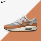 Nike Men's Air Max 1 Patta Waves Monarch Orange w/ Bracelet 2021 Sail DH1348-001