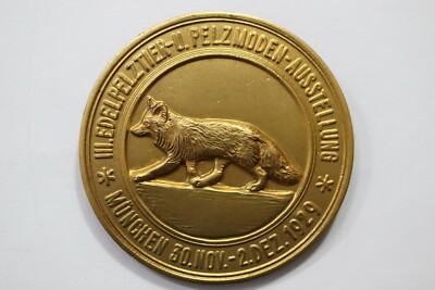 DEUTSCHLAND MÜNCHEN 1929 60mm MEDAILLE PELZMODEN EVENT B11 BX8 - 65