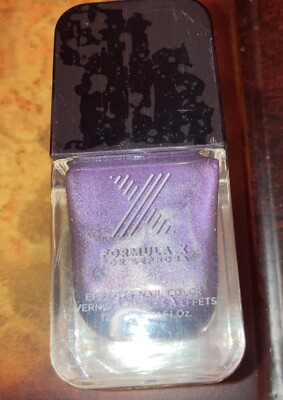 SEALED FORMULA X Sephora Effects Finger Nail Color Polish Hocus Pocus Purple 0.4