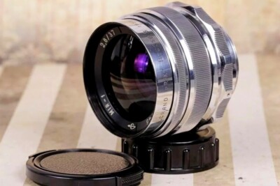 Soviet Lens MIR-1 37mm f2.8 M39 Vintage Wide-Angle lens