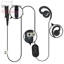 Earpiece Headset for XPR3300 XPR3500 Two-Way Radio Walkie Talkie HKLN4436A