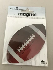 Football Magnet Fridge, Decor Paper house Productions Made in USA