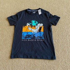 Old Navy Boy's Astronaut Short Sleeve Shirt, Size S 6-7 New With Tags