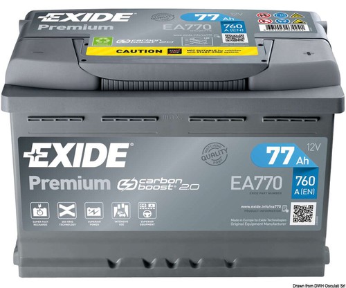 Batteria Exide EL652 12V 65Ah 650 CCA EFB - Tecnologia Start&Stop - 3