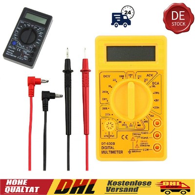 Multimeter Digital Voltmeter AC／DC Strommesser Strom Profi Amperemeter 750V