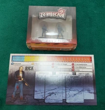 Zombicide Survivor Rick (Jason Statham)  + Card CMON Mini 2013 -  Sealed MIB New
