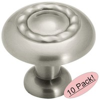 Amerock Bp1585-g10 Inspirations Satin Nickel Rope Cabinet Hardware Knob - 1-1/4 on sale Amerock Bp1585-g10 Inspirations Satin Nickel Rope Cabinet Hardware Knob - 1-1/4 on sale